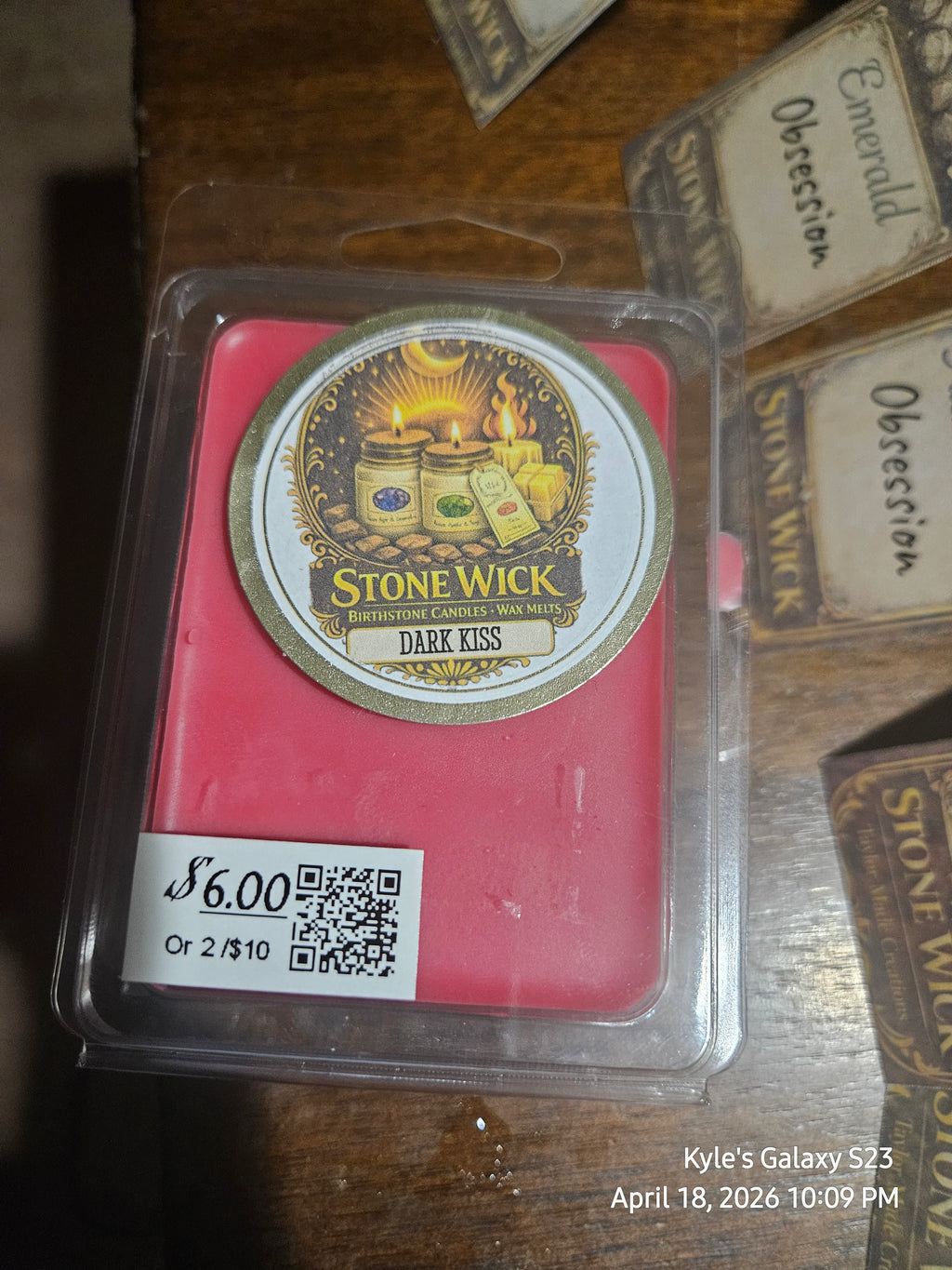 Dark Kiss Wax Melt