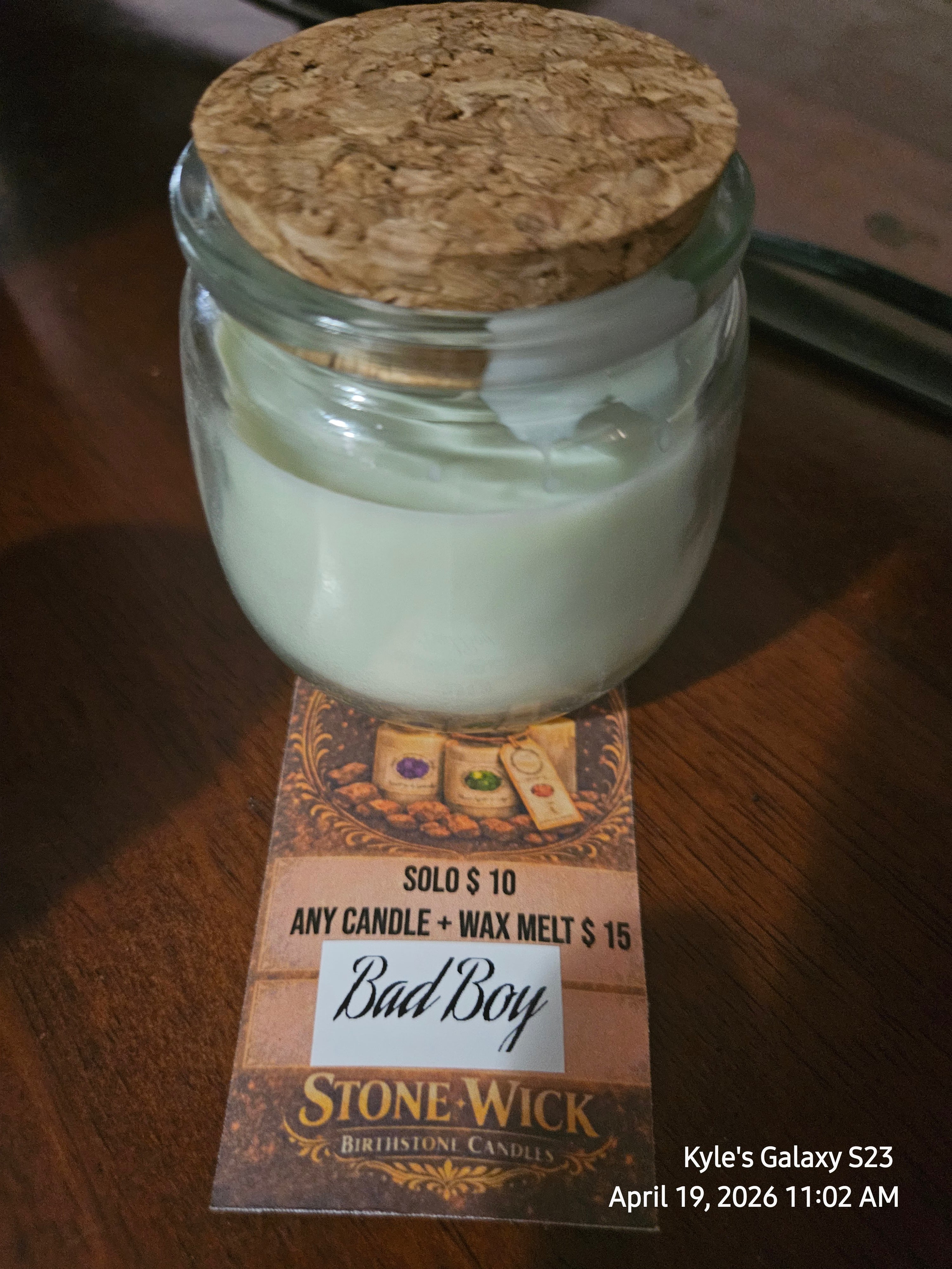 Bad Boy Candle