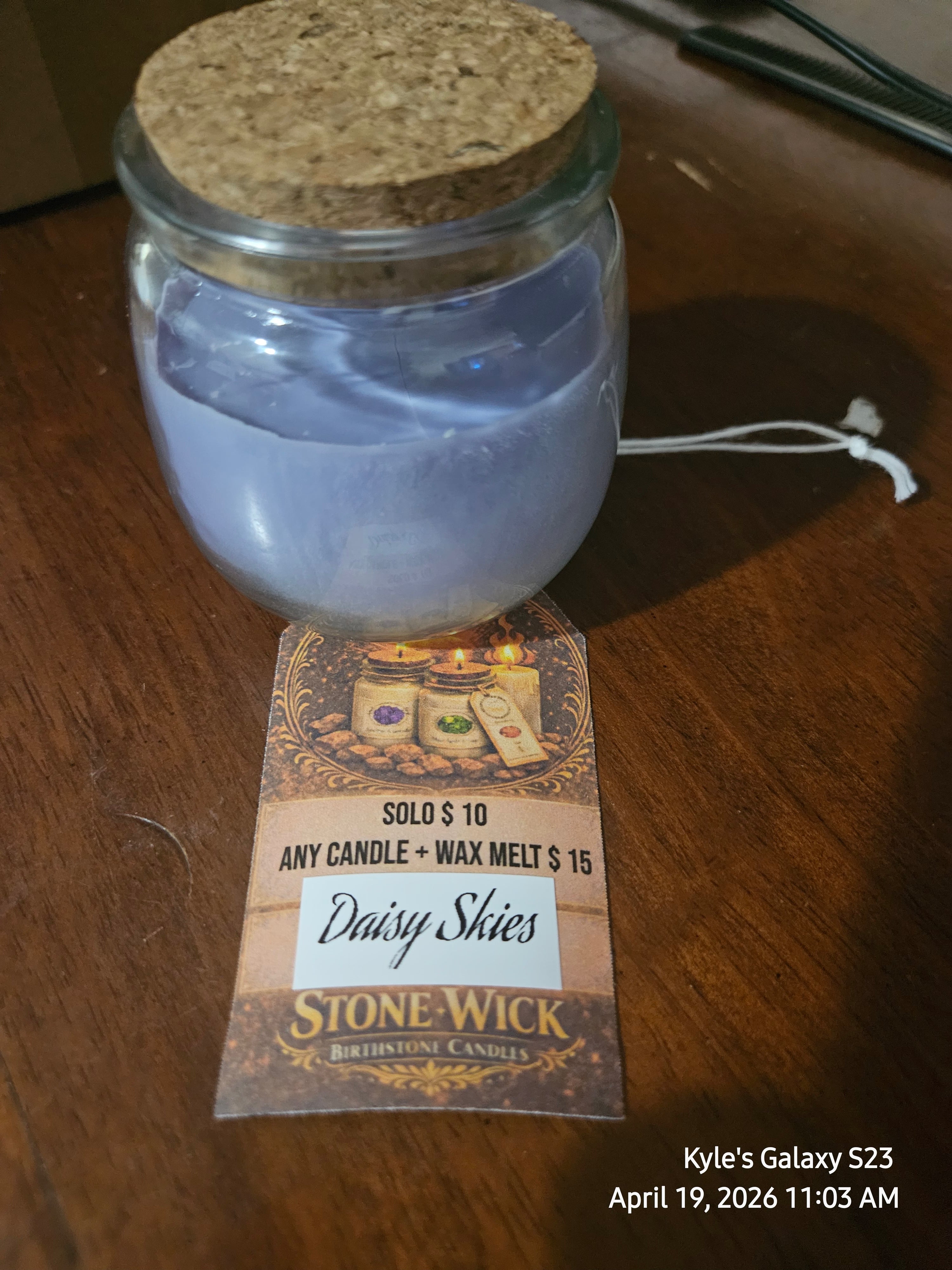 Daisey Skies Candle